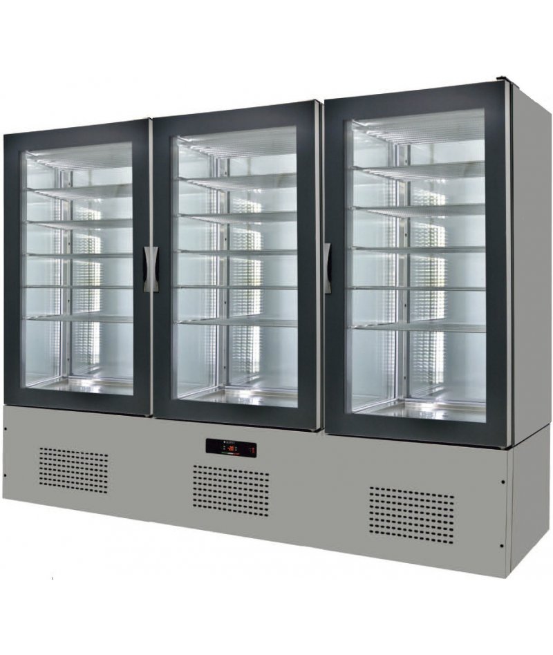 Armario de cristal refrigerado 2460x660x1960 SFL25-1