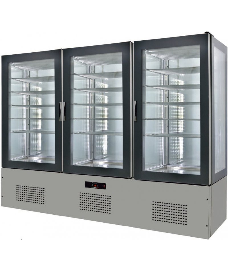 Armario de cristal refrigerado 2460x660x1960 SFL25-2