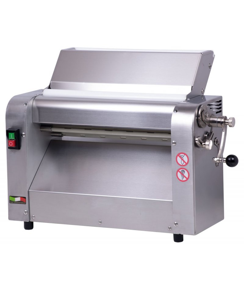 Super Laminadora de doble boca de carga. Gran grosor de carga de 40 mm-Rodillos inox 420mm