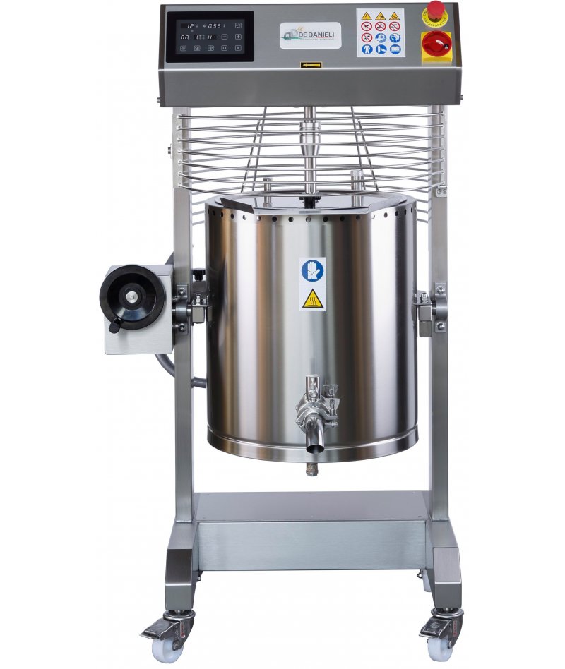 Cocedor con rascador, variador y basculación de alta temperatura C80CSEIA
