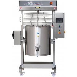 Cocedor de alta temperatura con rascador, variador, basculación motorizada y panel programable C150CSEIA