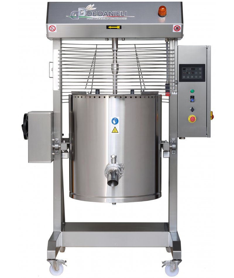 Cocedor de alta temperatura con rascador, variador, basculación motorizada y panel programable C200CSEIA