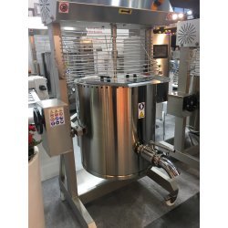Cocedor de alta temperatura con rascador, variador, basculación motorizada y panel programable C200CSEIA