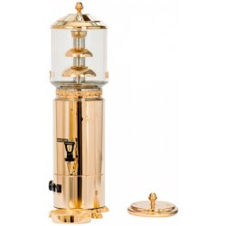 Chocolatera baño maría profesional con fuente de 5 litros versión Oro 24 Kt