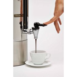 Chocolatera baño maría profesional de 5 litros versión acero