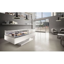Vitrina suspendida para heladería y pastelería Tiffany
