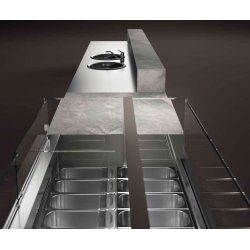 Orion Nine para helados compacta Fondo 90 Cm