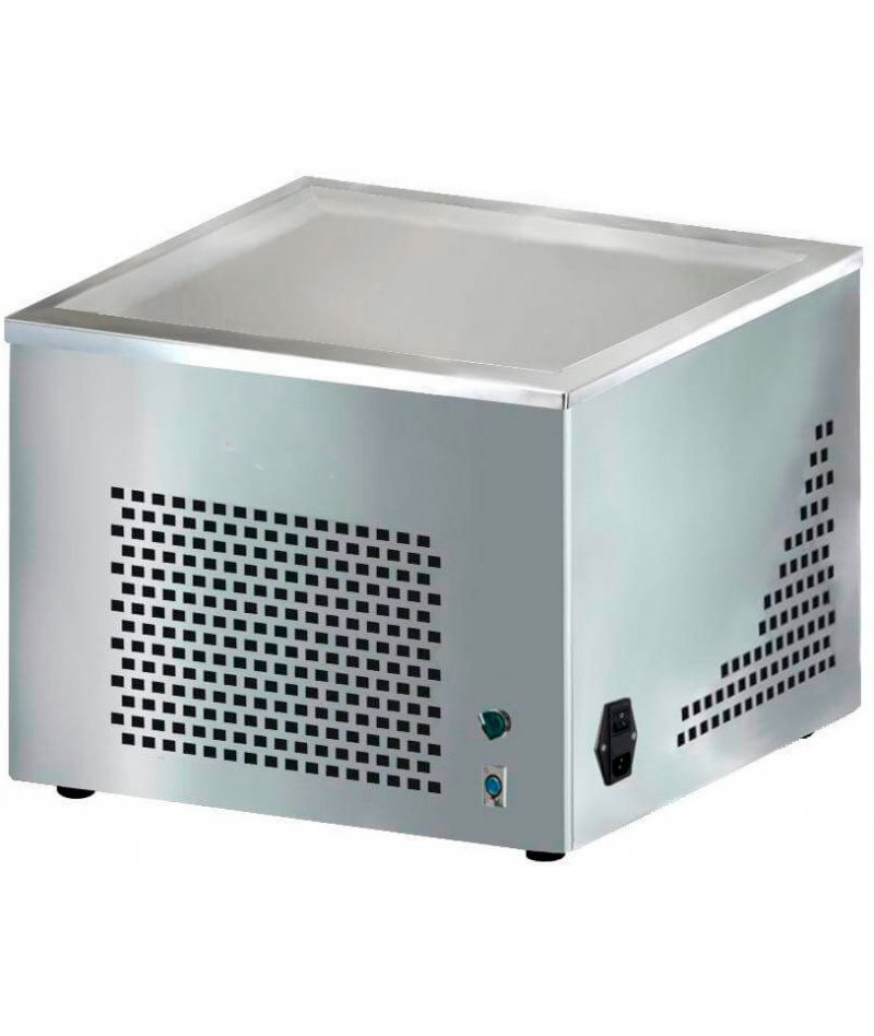 Placa refrigerada para rollos de helado