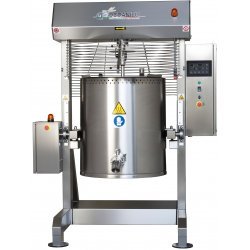 Cocedor de alta temperatura con rascador, variador, basculación motorizada y panel programable C500CSEIA