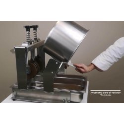 Molino conchadora refinadora para chocolate y frutos secos con piedras giratorias de sobremesa  - 7 KG con muelas de piedra