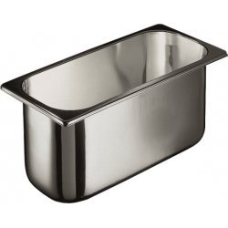 Cubeta de acero inoxidable para helado de 330x250x150. Capacidad 10,8 litros