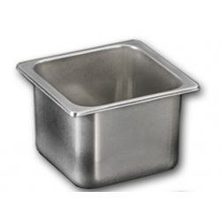 Cubeta de acero inoxidable para helado de 210x200x200. Capacidad 6,2 litros