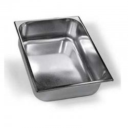 Cubeta de acero inoxidable para helado de 420x200x150. Capacidad 9,7 litros