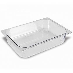Cubeta de policarbonato para helado de 360x250x80. Capacidad 6,5 litros