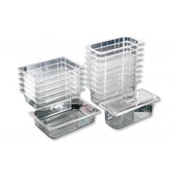 Cubeta de policarbonato para helado de 360x165x120.Capacidad 5 litros