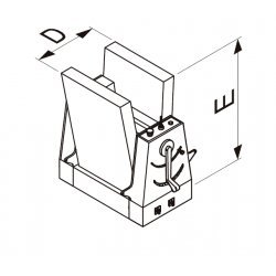 Laminadora de masa industrial GPB 500x800 de sobremesa