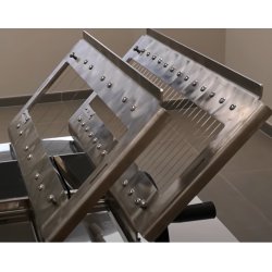 Mesa de corte a manivela para alimentos con tropiezos, fruta seca y granos varios, semifríos y similares