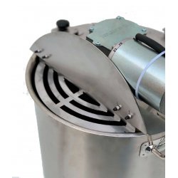 Marmita de cocción con mezclador Practic CPNT. Modelos de 71 a 155 litros