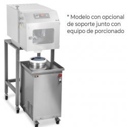 Boleadora de masas con alta humedad para pizzería y panadería de 20 a 800gr. Espiral teflonada hidratación hasta el 70%