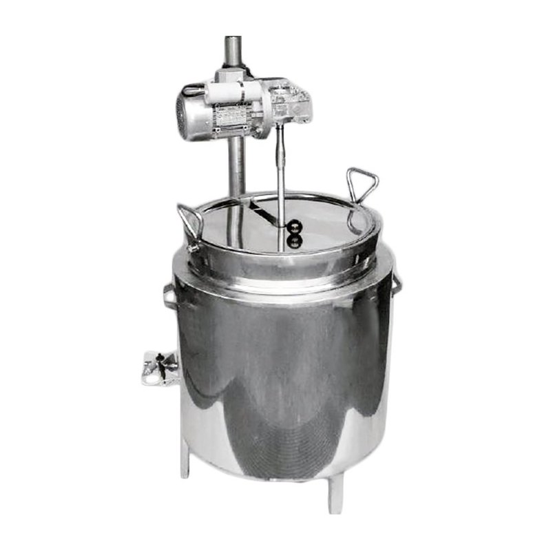 Cocedor a gas con mezclador de 55 Litros. Temperatura controlada por termostato y doble pared con aceite