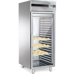 Armario de fermentación controlada programable con calentamiento, refrigeración y vapor SLEV1P. 26 bandejas de 40x60