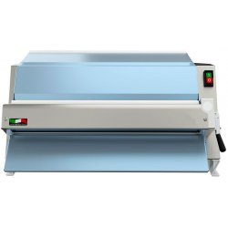 Laminadora para masas gruesas pegajosas de doble boca IMPZ40. Rodillo 400 mm de resina - Grosor de carga 30mm