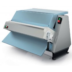 Laminadora para masas gruesas pegajosas de doble boca IMPZ60. Rodillo 600 mm de resina - Grosor de carga 30mm