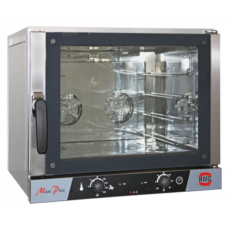 Horno de convección Maxi Plus PL para 4 bandejas de 480x340 o GN 1/1