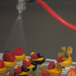 Rociadora profesional de gelatina Junior con 1 rociador caliente. Producción continua.