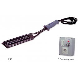 Pala eléctrica rectangular para quemar crema PC
