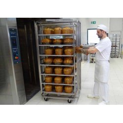 Carros giratorios especiales para Panettone de acero inoxidable para horno