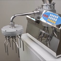 Dosificadora inyectora para Colomba de engranajes eléctrica con tolva 8,5 L
