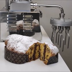 Dosificadora inyectora para Colomba de engranajes eléctrica con tolva 8,5 L