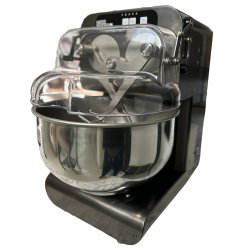 Miss Baker PRO XL Inox Limited Edition Negro Onice con cuba de 20 litros/6-9 Kg. Amasadora de brazos gemelos