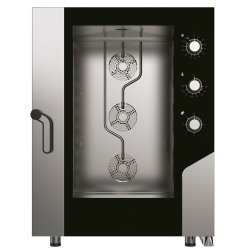 Horno de convección a Gas con vapor MKF1016GS para 10 bandejas de 60x40 o GN1/1