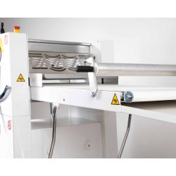 Laminadora de masa profesional PM500 con rodillos de teflón y velocidad variable