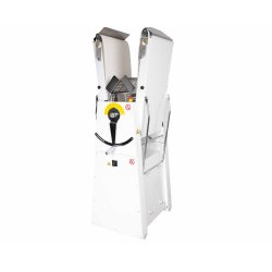 Laminadora de masa extraíble PM500 con cintas de velocidad variable y mesas plegables