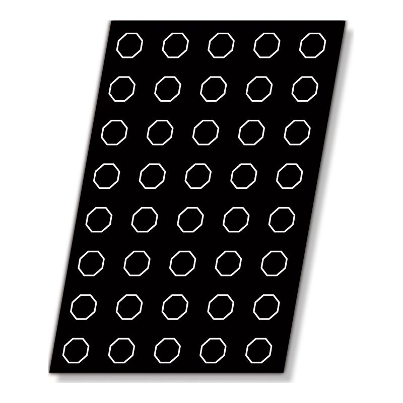 Molde Flexipan en forma de Octágonos de 4,3 centímetros