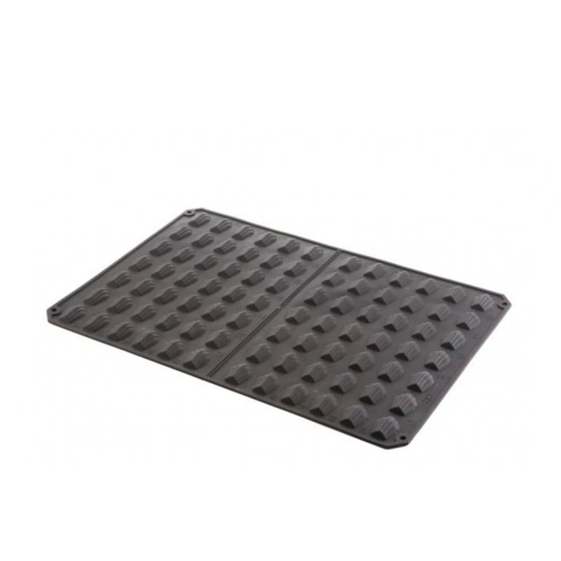 Molde de silicona de 60 x 40 centímetros en forma de Mini Madalenas de 4,2 x 3 centímetros