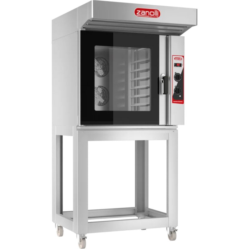 Horno de conveccion eléctrico Zanolli Teorema Anemos 6 Touch para pastelería y panadería