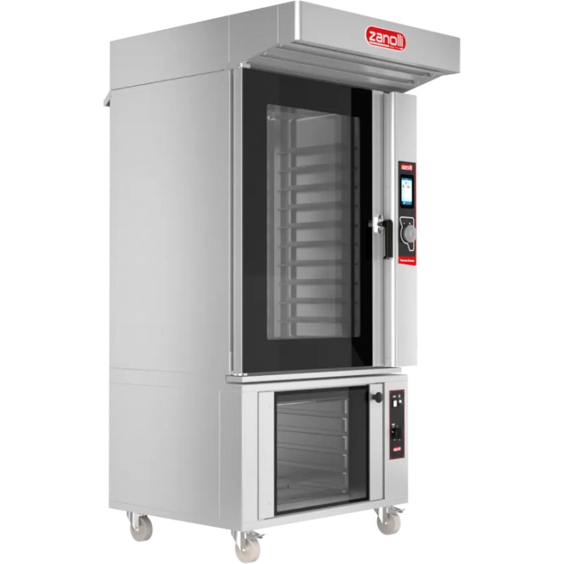 Horno de conveccion eléctrico Zanolli Teorema Anemos 10 para pastelería y panadería