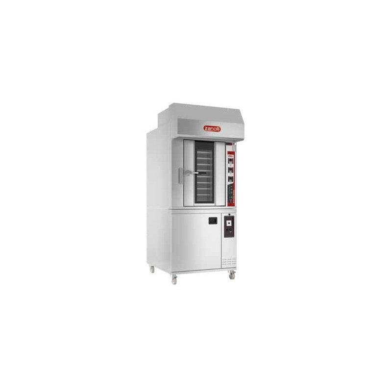 Horno rotativo de conveccion electrico o a gas Zanolli Rotor Wind 2 para pastelería y panadería