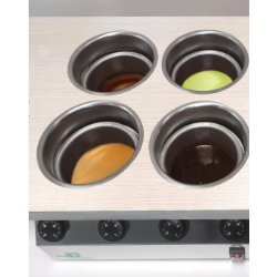 Fundidor de chocolate circular CARAPHOT MINI 4x2 litros
