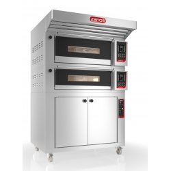 Horno eléctrico Zanolli Teorema Polis IOT 2 MC18 para pizza, pan y pastelería