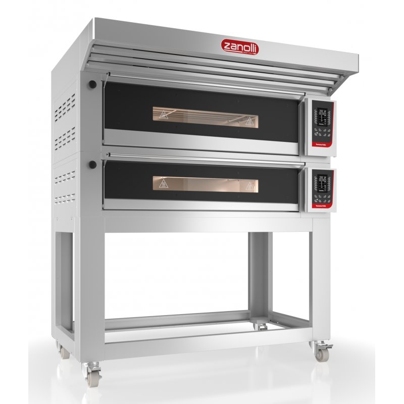 Horno eléctrico Zanolli Teorema Polis IOT 3 MC26 para pizza, pan y pastelería