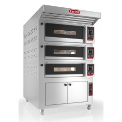 Horno eléctrico Zanolli Teorema Polis IOT 4 MC18 para pizza, pan y pastelería