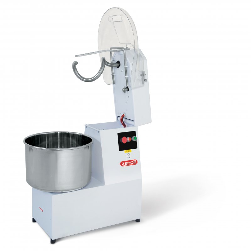 Amasadora Zanolli Galassia 25S Super de cabezal elevable y cuba extraíble 25kg 400V/3/50HZ